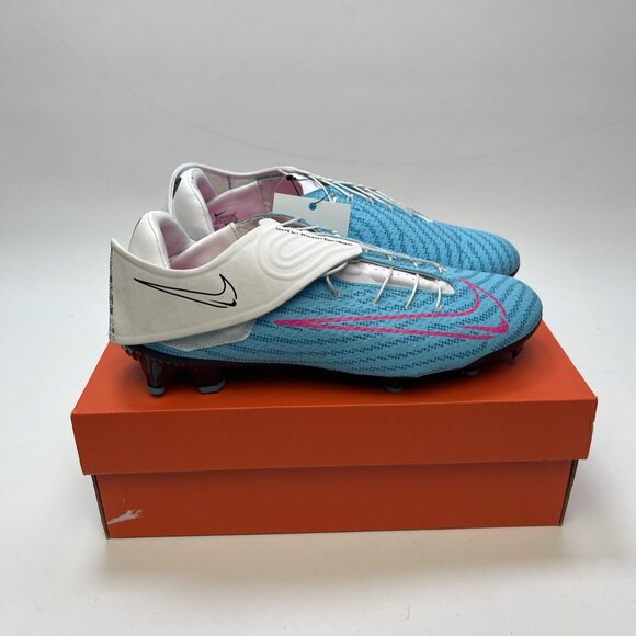 Nike Phantom GT2 Academy Flyease FG/MG Soccer Cleats Blue Sz 7 US DH9638-446 - Picture 2 of 9